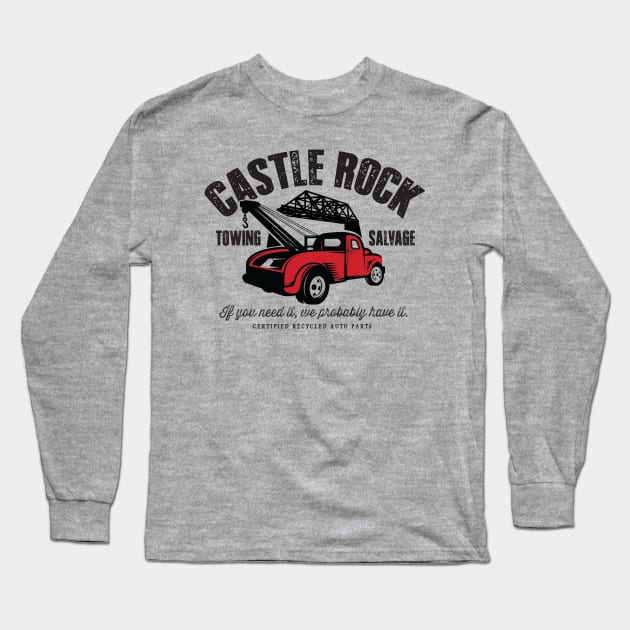 Castle Rock Salvage Long Sleeve T-Shirt by MindsparkCreative